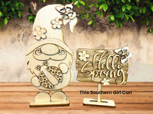 Load image into Gallery viewer, Spring Gnome Unfinished Wood DIY Kit