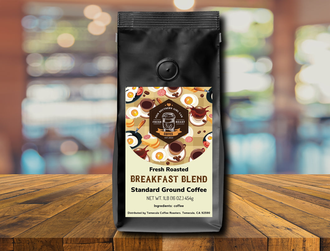 Breakfast Blend Premium Ground Coffee
