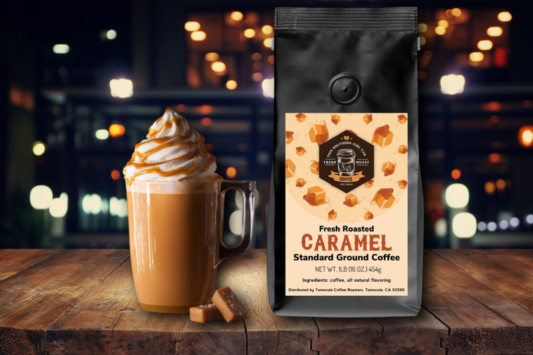 Caramel Premium Ground Coffee
